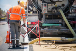 Curage haute pression de canalisations  